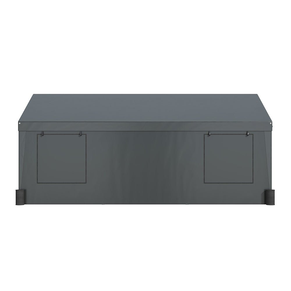 Heavy Duty Outdoor Premium Garage Tarp Canopy Shelter W/ Removable Sidewalls, 12x20FT (94615328) - SAKSBY.com - Sheds, Garages & Carports - SAKSBY.com