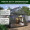 [10x12FT] Heavy Duty Outdoor Walk-In Polycarbonate Patio Greenhouse With Sliding Doors & Vents (SAK92846) - Saksby Wholesale - Capacity Features View