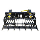 Heavy Duty Rock Grapple Skidsteer Attachment With Universal Quick Attach, 78" (95216483) - SAKSBY.com - Grapples - SAKSBY.com