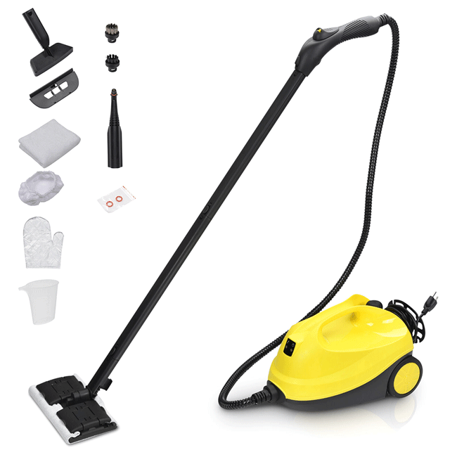Heavy Duty Upholstery Carpet Steam Cleaner Machine, 1500W - For Home, Office & Car - SAKSBY.com - Carpet Steamers - SAKSBY.com