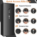 High Capacity Extra Large Biometric Home Gun Safe With Inner Lockbox For Rifles & Pistols (93516472) - Zoom Parts View