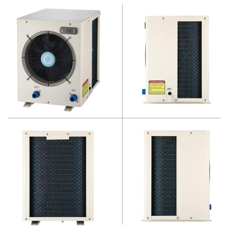High-Output Electric Swimming Pool Heater Pump For Above And Inground Pools, 4000 Gallons (SAK51482) - Saksby Wholesale - Different View