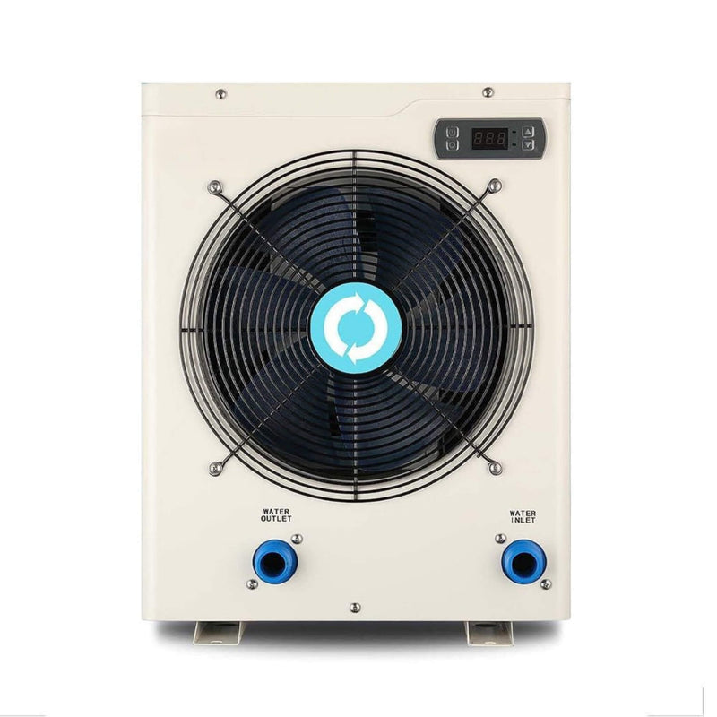 High-Output Electric Swimming Pool Heater Pump For Above And Inground Pools, 4000 Gallons (SAK51482) - Saksby Wholesale - Front View
