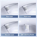 HRW Heavy Duty High-Power Flush Smart Toilet With Built-In Bidet And Elongated Heated Seat (SAK13684) SAKSBY - Bidet Features View