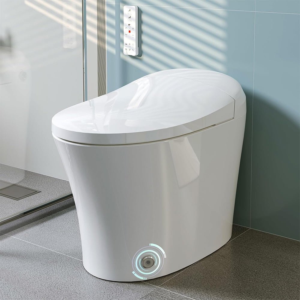 HRW Premium Smart Heated Tankless Bidet Toilet With Dual Flush System (96842513) - SAKSBY.com - Toilets - SAKSBY.com