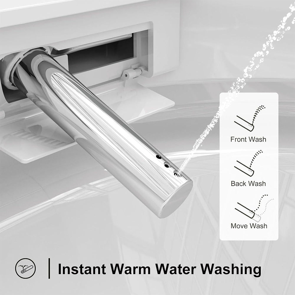 HRW Premium Smart Heated Tankless Bidet Toilet With Dual Flush System (96842513) - SAKSBY.com - Toilets - SAKSBY.com