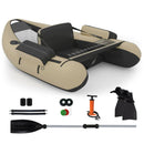 Inflatable Fishing Float Tube Boat With Pump & Fish Measure Ruler, 4.5FT (98736425) - SAKSBY.com - Zoom Parts View