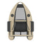 Inflatable Fishing Float Tube Boat With Pump & Fish Measure Ruler, 4.5FT (SAK36425) - Saksby Wholesale - Beige Front View