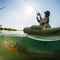 Inflatable Fishing Float Tube Boat With Pump & Fish Measure Ruler, 4.5FT (SAK36425) - Saksby Wholesale - Fishing View