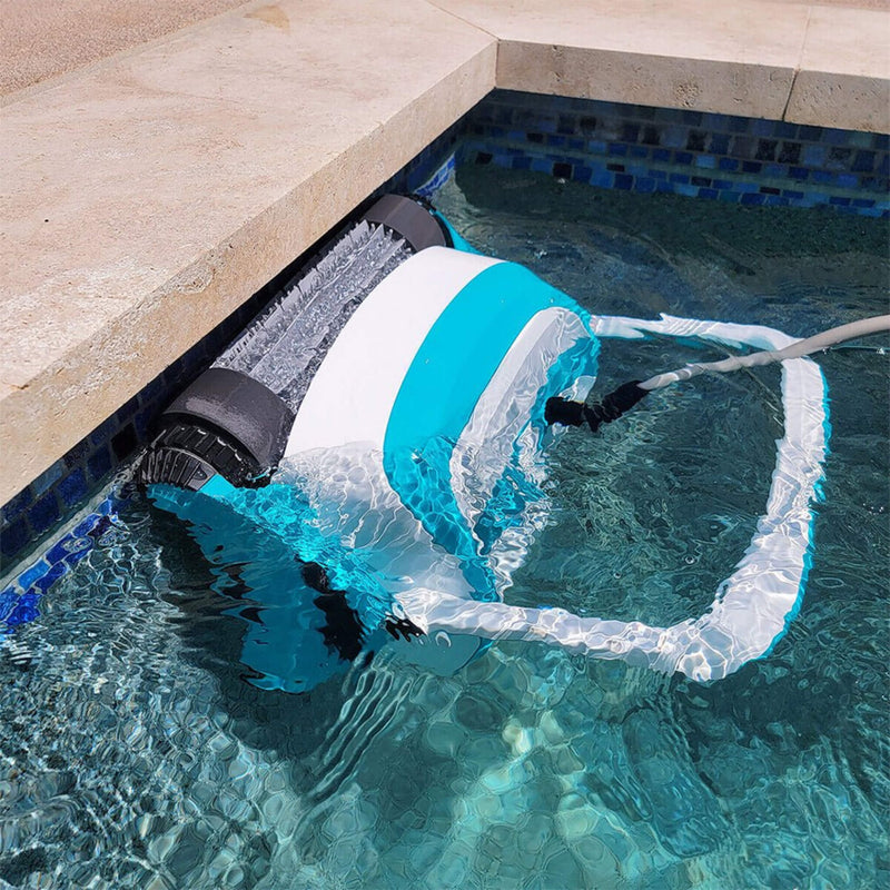 Inground Automatic Dual Scrub Robotic Pool Vacuum Cleaner, 150W (92451836) - SAKSBY.com - Robotic Pool Vacuum - SAKSBY.com