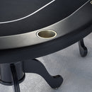 INO Premium Black Oval Poker Table With Curved Legs And DropBox, 96" (91724836) - SAKSBY.com - Poker Tables - SAKSBY.com