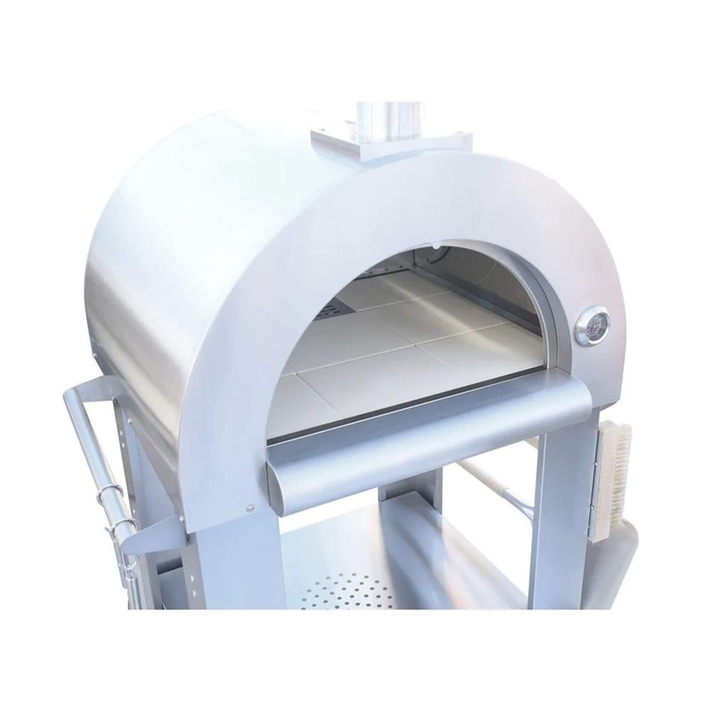 KoKoMo Grills Premium 32-Inch Stainless Steel Wood Fired Pizza Oven [KO-PIZZAOVEN] (SAK92618) - Saksby Wholesale - Top View