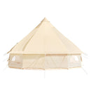 Large 10 Feet Outdoor Luxury Glamping Yurt Teepee Canvas Camping House W/ Stove Jack (91283645) Side View