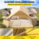 Large 10 Feet Outdoor Luxury Glamping Yurt Teepee Canvas Camping House W/ Stove Jack (91283645) -Zoom Parts View