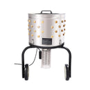 Large 20-Inch Heavy-Duty Chicken Defeathering Plucker Machine (SAK35879) - Saksby Wholesale - Back View