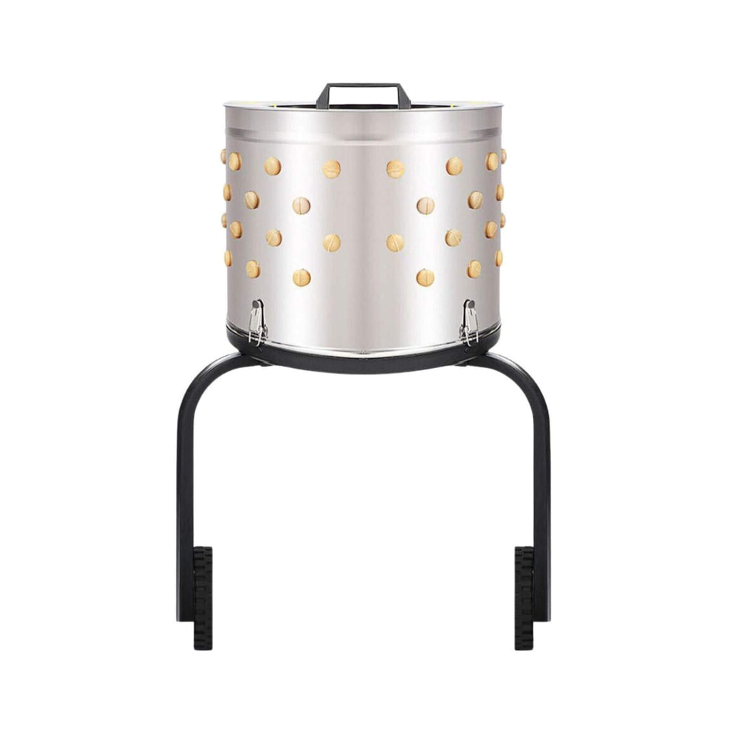 Large 20-Inch Heavy-Duty Chicken Defeathering Plucker Machine (SAK35879) - Saksby Wholesale - Front View