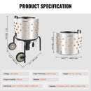 Large 20-Inch Heavy-Duty Chicken Defeathering Plucker Machine (SAK35879) - Saksby Wholesale - Product Specification