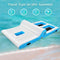 Large 4 Person Inflatable Floating Lounge Raft W/ Electric Air Pump, 130W - SAKSBY.com - Pool Floats & Loungers - SAKSBY.com