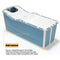 Large 49-Inch Portable Folding Adult Soaking SPA Bathtub With Lid (91570101) - SAKSBY.com - Portable Bathtub - SAKSBY.com