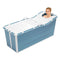 Large 49-Inch Portable Folding Adult Soaking SPA Bathtub With Lid (91570101) - SAKSBY.com - Portable Bathtub - SAKSBY.com