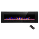 Large 68'' Electric Recessed Wall Mounted In-Wall Fireplace Heater, 1500W (94824260) - SAKSBY.com - Front View