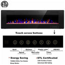 Large 68'' Electric Recessed Wall Mounted In-Wall Fireplace Heater, 1500W (94824260) - SAKSBY.com - Specifications View