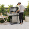 Large Outdoor BBQ Stainless Steel Propane Gas Grill With 4 Burners, 42K BTU (93564712) - Demonstration View