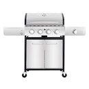 Large Outdoor BBQ Stainless Steel Propane Gas Grill With 4 Burners, 42K BTU (93564712) - Front View