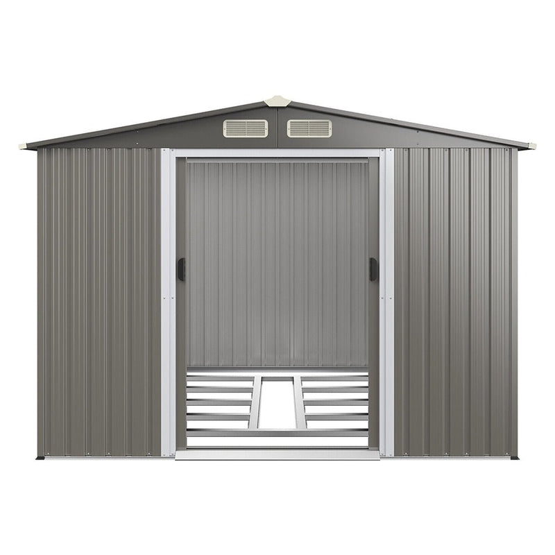 Large Outdoor Steel Tool Storage Garden Backyard Shed, 8x6' (92674185) - SAKSBY.com - Fire Pits - SAKSBY.com