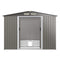 Premium Outdoor Steel Tool Storage Garden Backyard Shed, 8x6' (SAK74185) - Saksby Wholesale - Front View