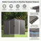 Premium Outdoor Steel Tool Storage Garden Backyard Shed, 8x6' (SAK74185) - Saksby Wholesale - Materials View