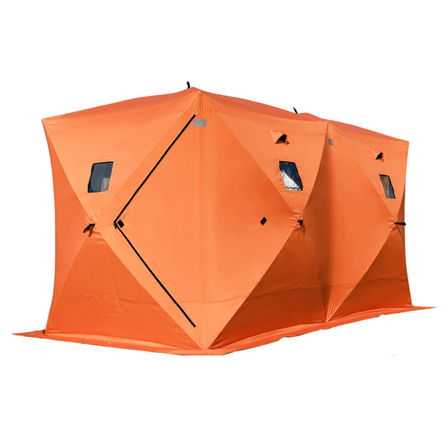 Large Portable 8-Person Ice Shelter Shanty Pop-Up Fishing Tent - SAKSBY.com - Sports & Outdoors - SAKSBY.com