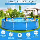 Large Round Above Ground Swimming Pool With Pool Cover, 12FT (SAK53722) - Saksby Wholesale - Features