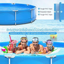Large Round Above Ground Swimming Pool With Pool Cover, 12FT (SAK53722) - Saksby Wholesale - Mesh Structure