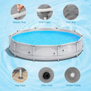 Large Round Above Ground Swimming Pool With Pool Cover, 12FT (SAK53722) - Saksby Wholesale - Parts Details