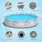 Large Round Above Ground Swimming Pool With Pool Cover, 12FT (SAK53722) - Saksby Wholesale - Parts Details