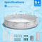 Large Round Above Ground Swimming Pool With Pool Cover, 12FT (SAK53722) - Saksby Wholesale - Specifications