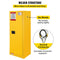 Large Yellow Heavy Duty Flammable Welded Fireproof Storage Cabinet, 35" (94152837) - Zoom Parts View