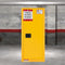 Large Yellow Heavy Duty Flammable Welded Fireproof Storage Cabinet, 35" (94152837) - SAKSBY.com - Demonstration View