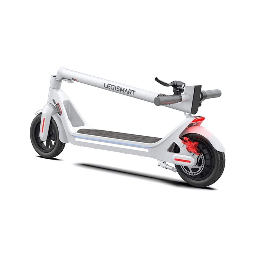 Leqismart A8 36V/10.4Ah Portable Folding Electric Scooter, 350W (SAK97324) - Saksby Wholesale - Side View Folded