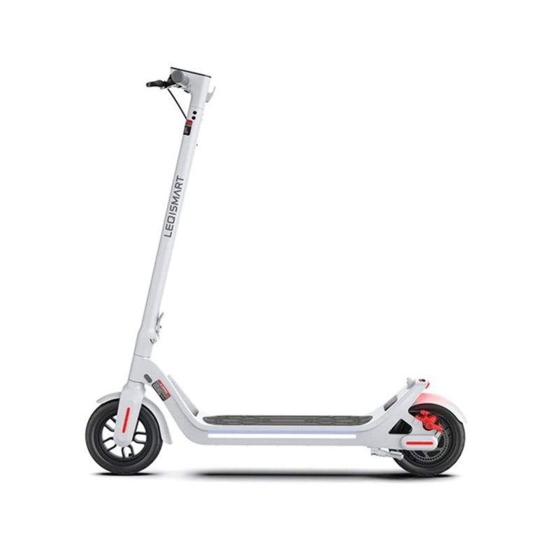 Leqismart A8 36V/10.4Ah Portable Folding Electric Scooter, 350W (SAK97324) - Saksby Wholesale - Side View White