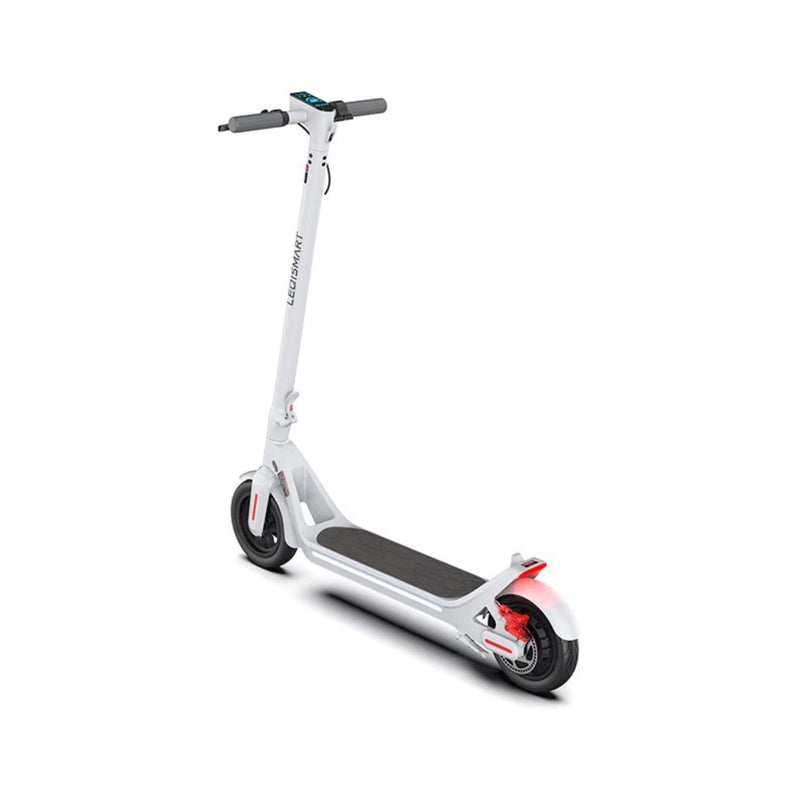 Leqismart A8 36V/10.4Ah Portable Folding Electric Scooter, 350W (SAK97324) - Saksby Wholesale - White Back View