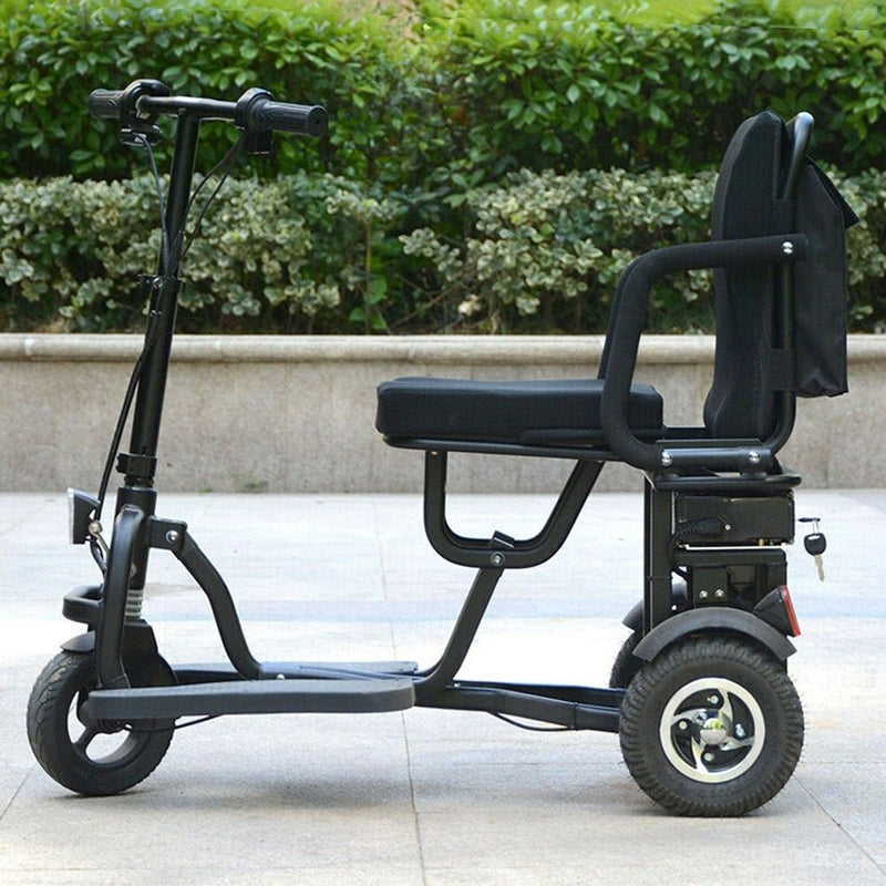 Lightweight 3-Wheel Heavy Duty Powered Mobility Scooter For Adults, 280LBS (92847361) - SAKSBY.com - Side View