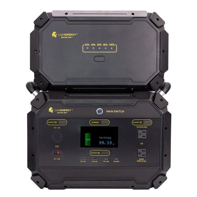 LION ENERGY Safari ME-XP Expansion Battery Pack - SAKSBY.com - Portable Power Stations - SAKSBY.com
