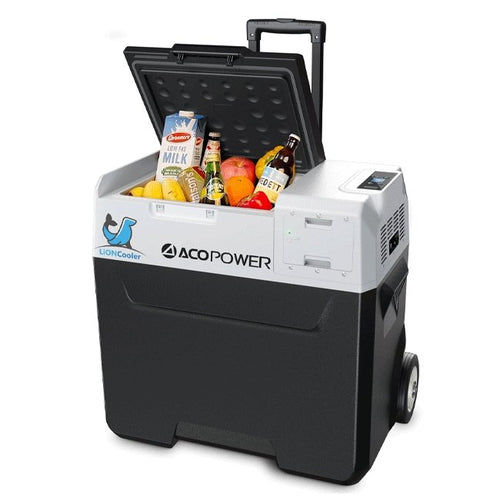 Lioncooler X50A Portable Solar Fridge Freezer, 52 Quarts