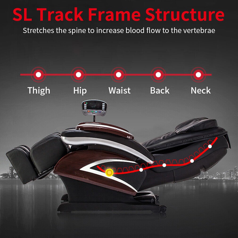 Luxury Electric Full Body Heated Recliner Shiatsu Massage Chair (96174860) - SAKSBY.com - Massage Chairs - SAKSBY.com