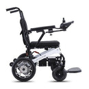 MATE Lightweight Foldable Electric Dual Motor Power Motorized Mobility Wheelchair, 220LBS (91879245) -Side View