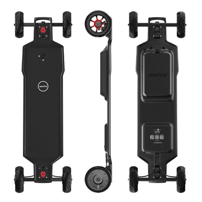 MAXFIND FF AT 48V/8.7Ah Electric All-Terrain Skateboard & Surfboard, 42" - SAKSBY.com - Electric Skateboards - SAKSBY.com