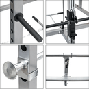 MERAX Multi-Functional Olympic Power Squat Rack Cage - For Home & Gym - SAKSBY.com - Zoom Parts View