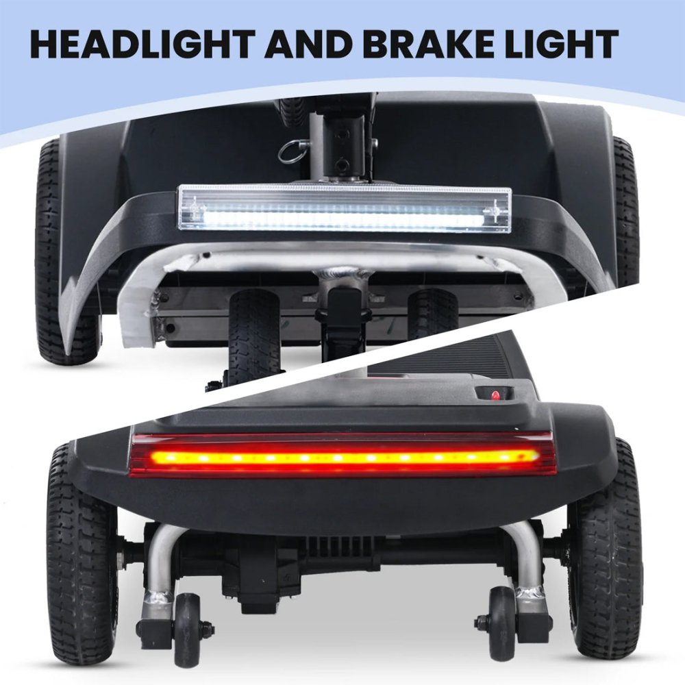 METRO MOBILITY Air Classic Electric 24V/12AH 250W Airline Approved Portable Folding Mobility Scooter, 265LBS (96425371) - SAKSBY.com - Mobility Scooters - SAKSBY.com